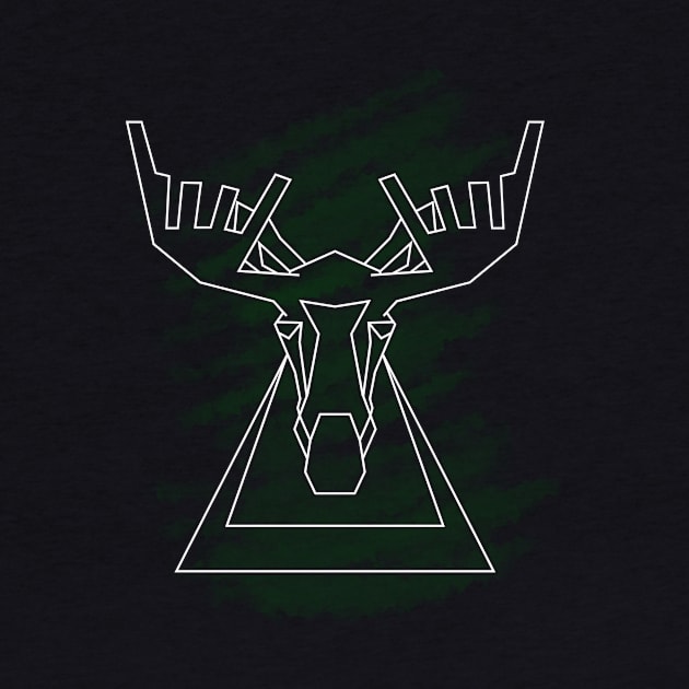 Heavy metal moose by patpatpatterns